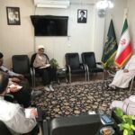 دیدار مسئول مرکز‌امورنخبگان و استعدادهای برتر حوزه‌های علمیه با مدیر حوزه‌ علمیه استان تهران